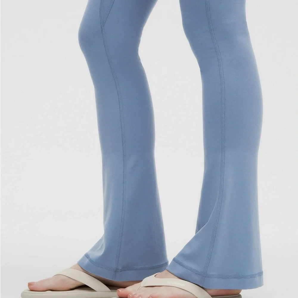 Lululemon Align High‎ Rise Mini Flare Blue Leggings